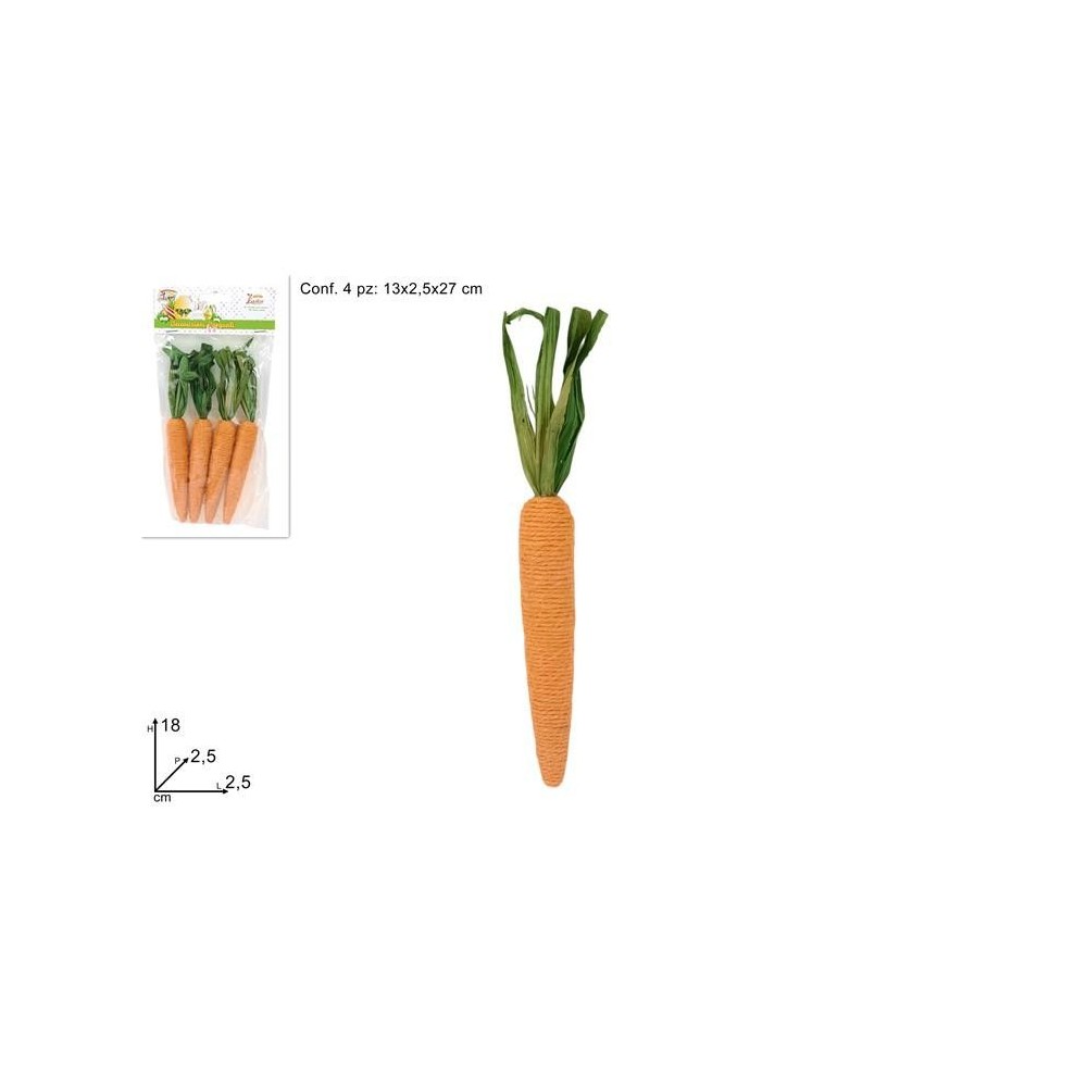 CAROTA CORDONCINO 18CM SET 4PZ